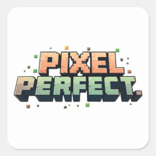Pixel Perfect  Square Sticker