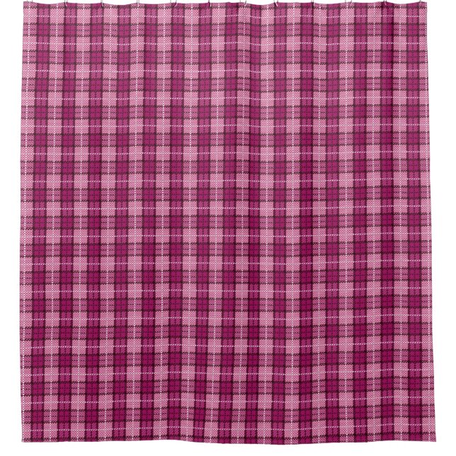 Pixel Plaid_Magenta-Black (Front)