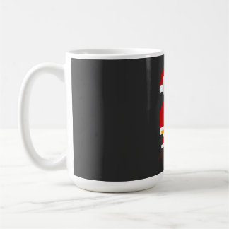 Pixel Pose Santa Claus Coffee Mug