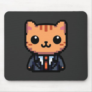 Pixel Purrfection Cat Mouse Pad