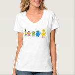 Pixel Sesame Street Characters T-Shirt<br><div class="desc">Check out the pixel version the Sesame Street characters!         ©  2014 Sesame Workshop. www.sesamestreet.org</div>