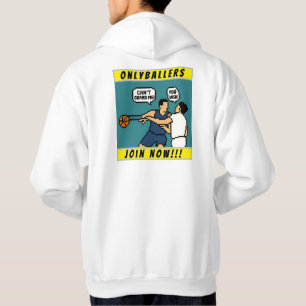 Pixel Sport Basketball Hoodie – Retro Gaming Sport