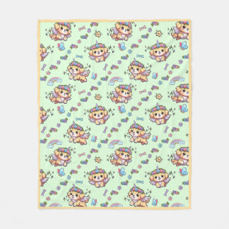 Pixel The Puppicorn Dog Nursery Blanket