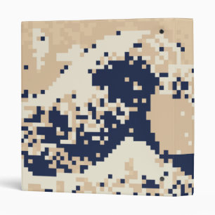 Pixel Tsunami 8 Bit Pixel Art Binder