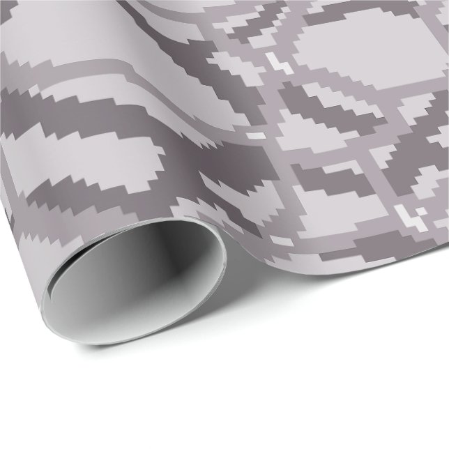 Pixel Water Ripple Pattern Wrapping Paper (Roll Corner)