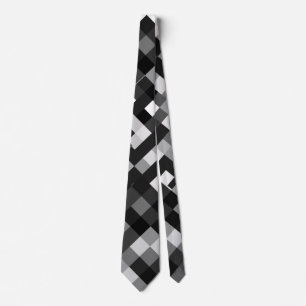 Pixelated blur Pattern Tie