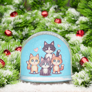 Pixelated Colorful Kitties 