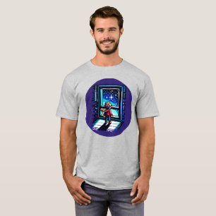 Pixelated Digital Exploration T-Shirt