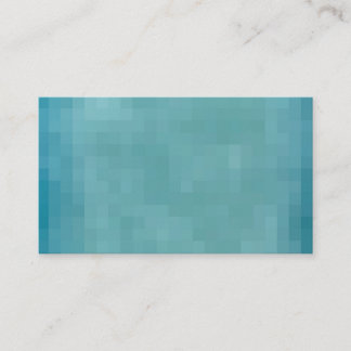 Pixelated Grunge Background - Teal Business Card