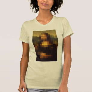 Pixelated Mona Lisa 3 T-Shirt