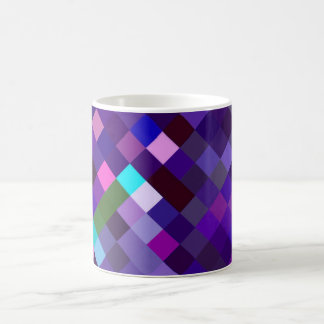 Pixelated Pattern - Purple Coffee Mug