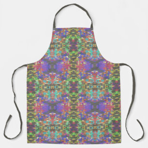 Pixelated Patterned Beyond Colours Of The Rainbow Apron
