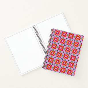 Pixelated Squares 3 Notebook