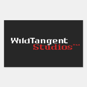Pixelated WildTangent Logo Stickers