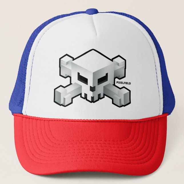 Pixelfield Game | Radical Skull Logo Hat (Front)