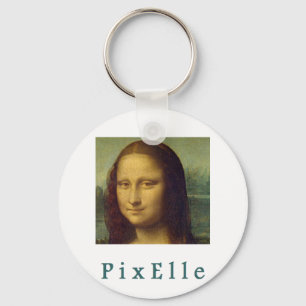 Pixelle Female Keychain