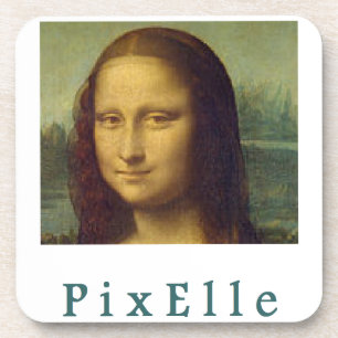 Pixelle femme coaster