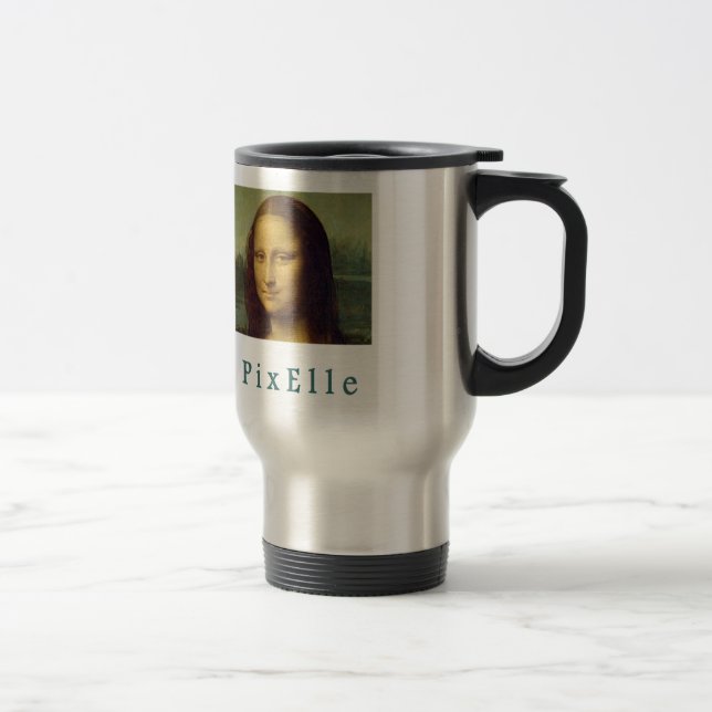 Pixelle femme travel mug (Right)