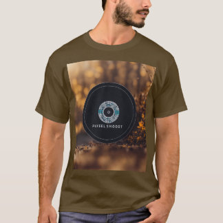 Pixelshoot Minimalist Round Logo T-Shirt for Photo