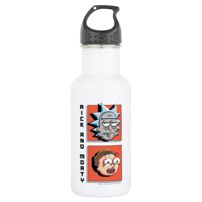 Pixelverse Rick and Morty Panel Graphic 532 Ml Water Bottle (Front)