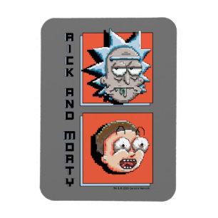 Pixelverse Rick and Morty Panel Graphic Magnet