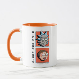 Pixelverse Rick and Morty Panel Graphic Mug