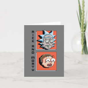 Pixelverse Rick and Morty Panel Graphic Note Card