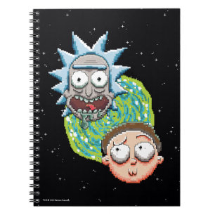Pixelverse Rick and Morty Portal Graphic Notebook