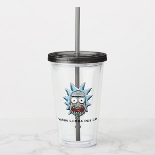Pixelverse Rick Drooling Head Acrylic Tumbler