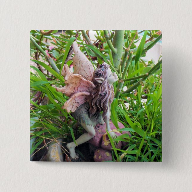 Pixie 2 Inch Square Button (Front)
