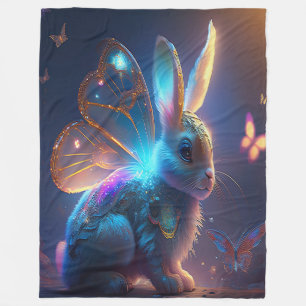 Pixie Bunny Fleece Blanket