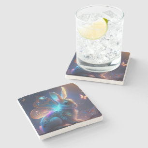 Pixie Bunny Stone Coaster