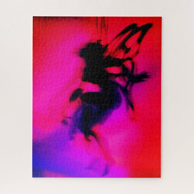 Pixie Dancing in Pink Jigsaw Puzzle (Vertical)