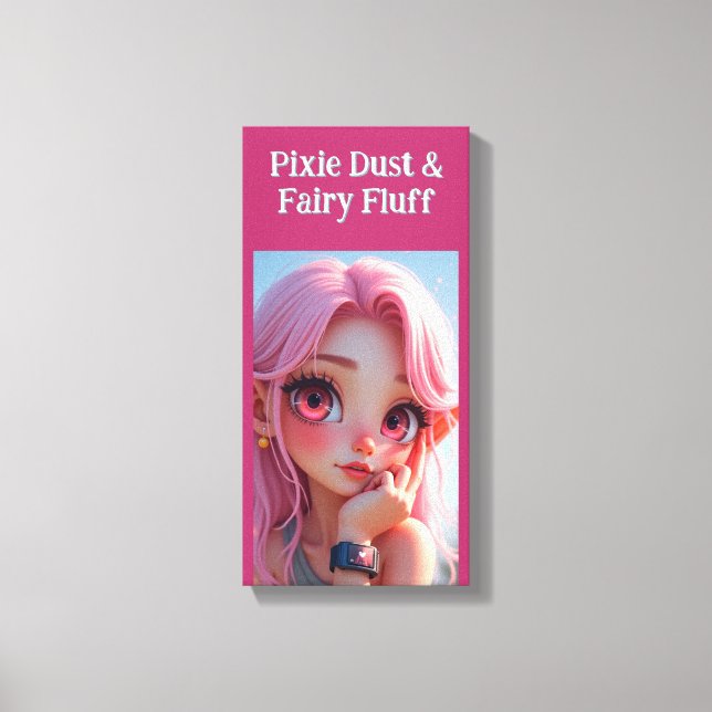 Pixie Dust Elfie Canvas Print (Front)
