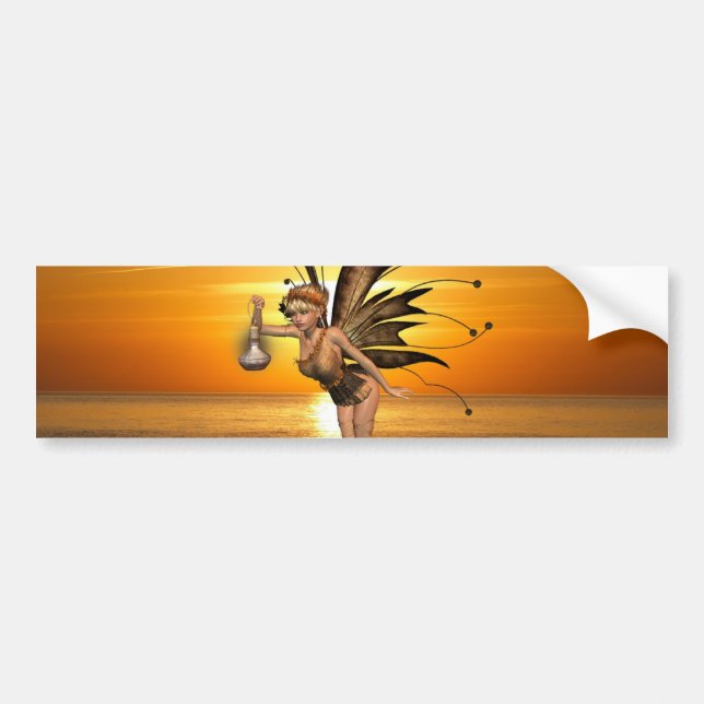 Pixie Lantern Bumper Sticker (Front)