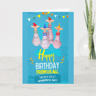 Pixie Party Parade: A Vintage Birthday Surprise Card