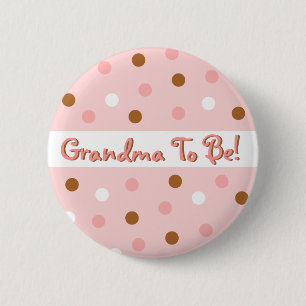 Pixie Polka Dot Grandma To Be Pin