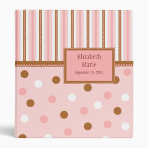 Pixie Polka Dots Baby Binder