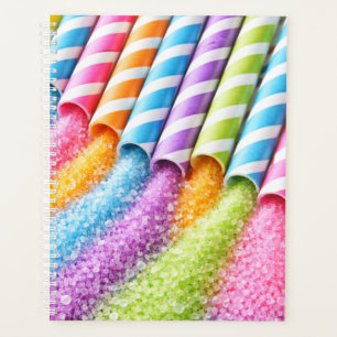 Pixie Stick Candy Planner Cover