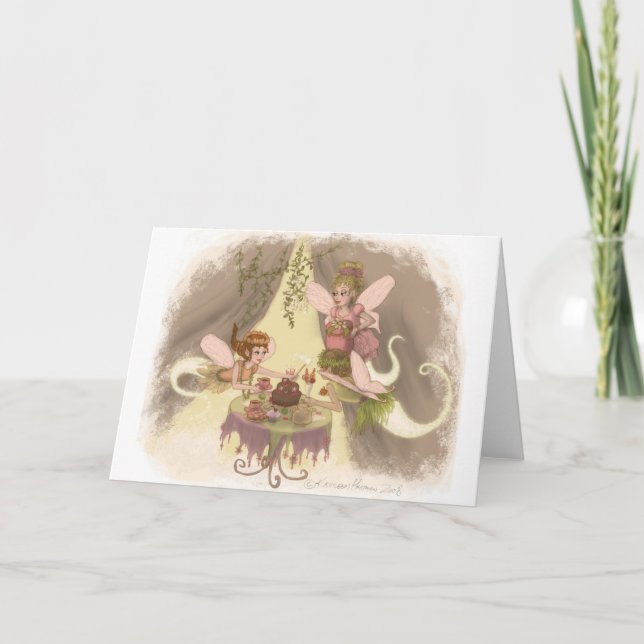 Pixie Tea Party Card (Front)