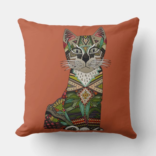 pixiebob kitten sienna throw pillow (Front)