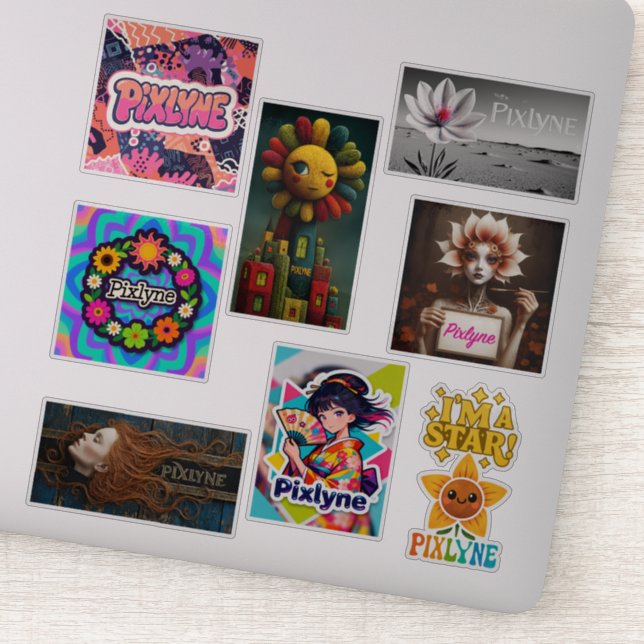 Pixlyne Sticker Pack #1 (Détail)