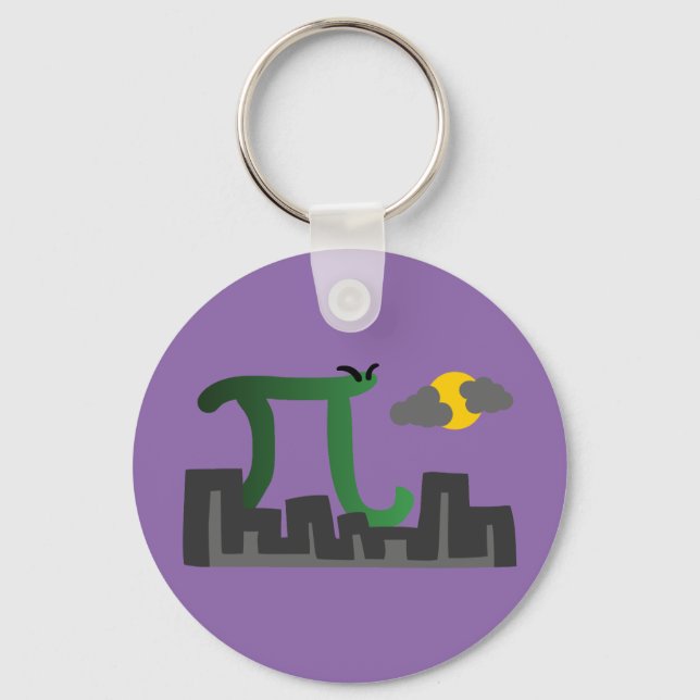 Pizilla Keychain (Front)