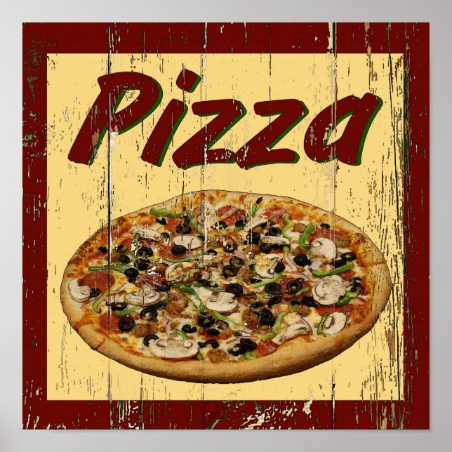Pizza 1 poster (Front)