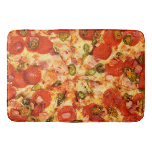 PIZZA 2 BATH MAT