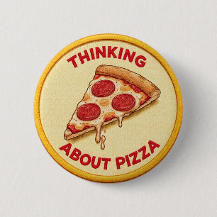 Pizza 2 Inch Round Button