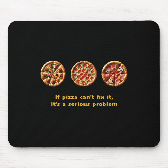 Pizza 5 Sticker  Mouse Pad (Front)
