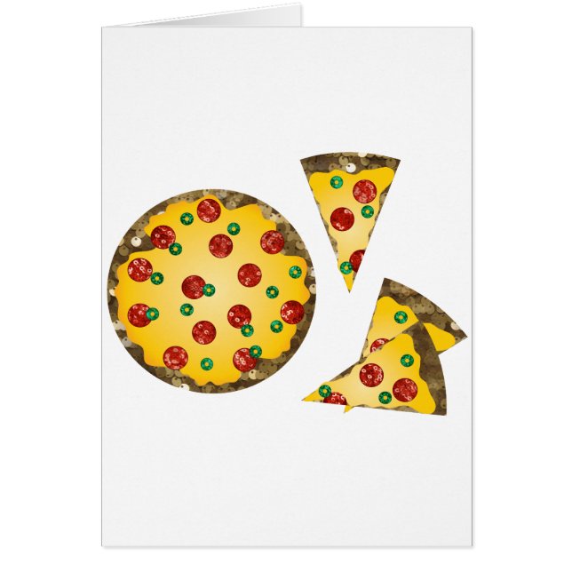 pizza à paillettes (Devant)