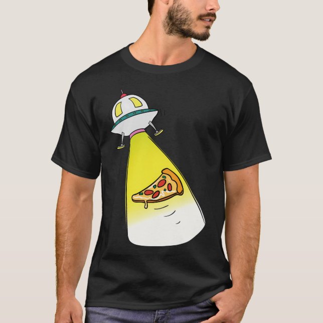 Pizza Abduction T-Shirt (Front)