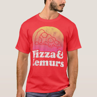 Pizza and Lemurs or Lemur  T-Shirt